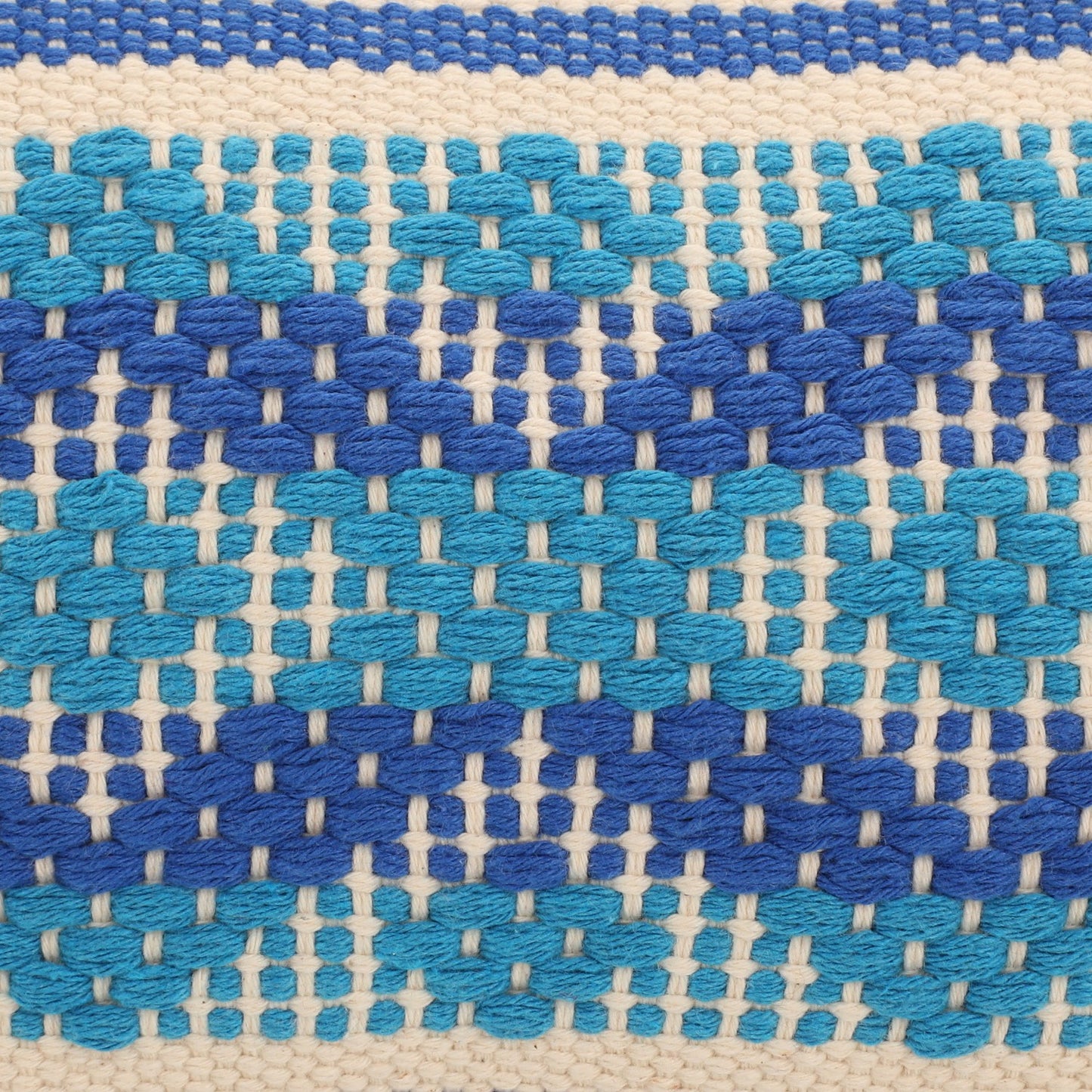 Handwoven Shoulder Bag - Royal & Sky Blue