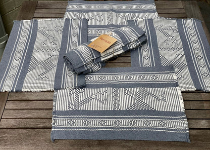 Grey Handwoven Placemats (set of 4)