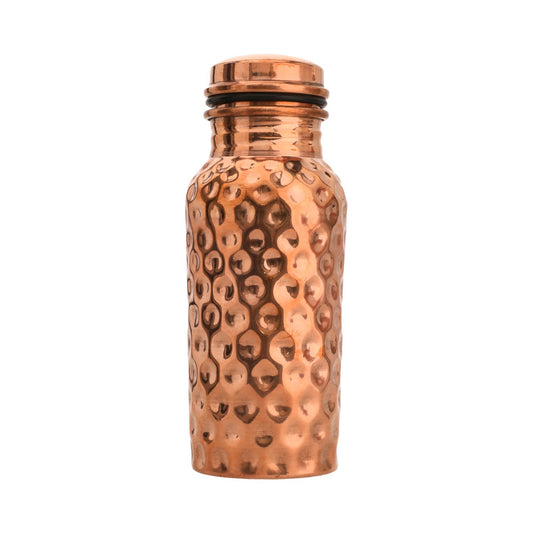 Pure Copper Bottle - Beehive design