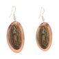 Virgin of Guadalupe Copper Earrings