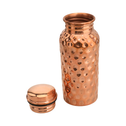 Pure Copper Bottle - Beehive design