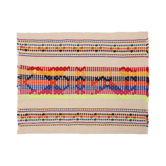 Multicoloured Handwoven Placemats (set of 4)