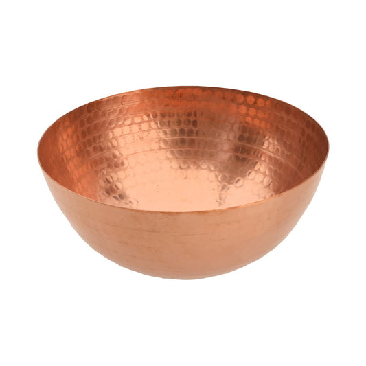 Set of 2 Hammered Copper Bowls