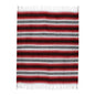 Vibrant Sarape Falsa in Bold Red and Black Design