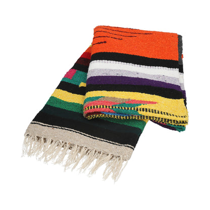 Mexican Sarape with Aztec Motifs