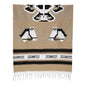 Beige Poncho with Horse Motifs