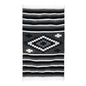 Elegant Black and Grey Sarape with Diamond Motif