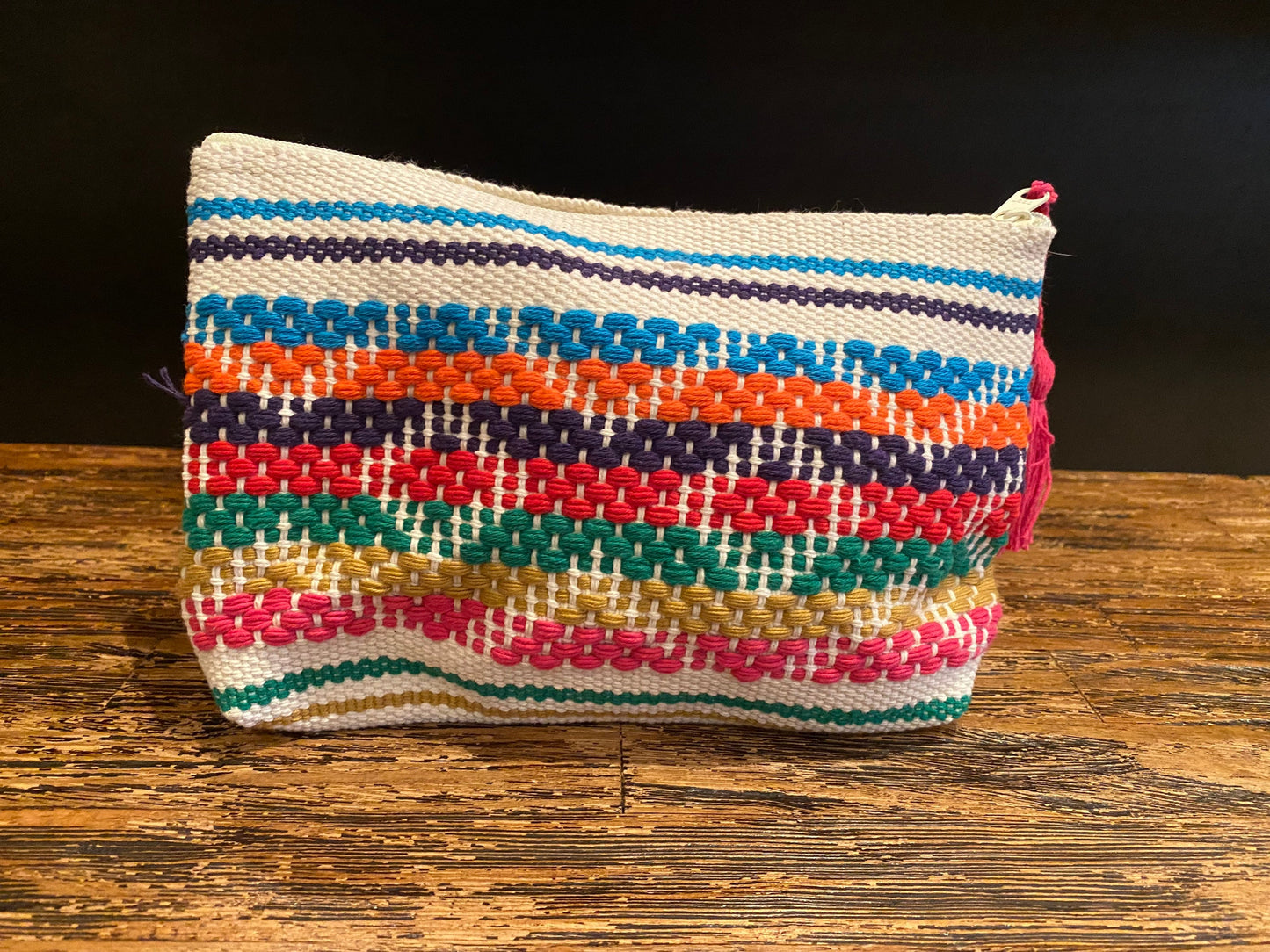 Multicoloured Zapotec Cosmetic & Toiletry Bag