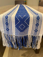 Handwoven Zapotec Table Runner - Blue