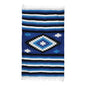 Blue Striped Sarape with Central Diamond