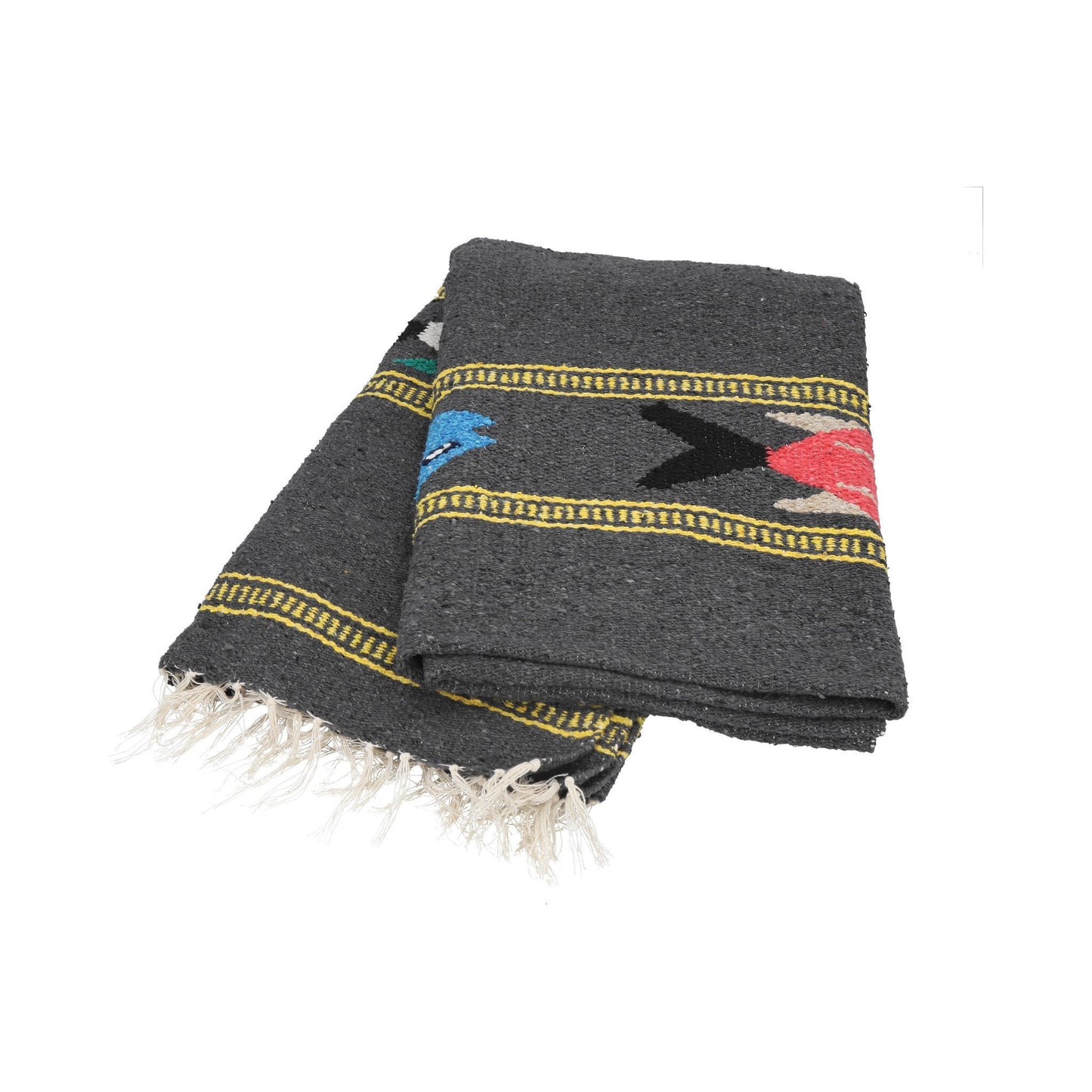 Gray Sarape with Fish Motifs