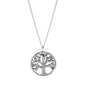 Tree of life silver necklace