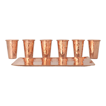 Tequila Glass Set with Tray