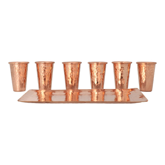 Tequila Glass Set with Tray